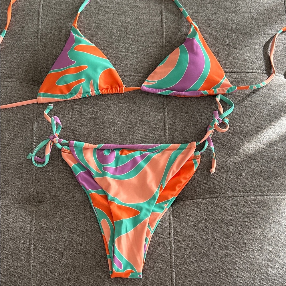 Colorful Abstract Bikini Set